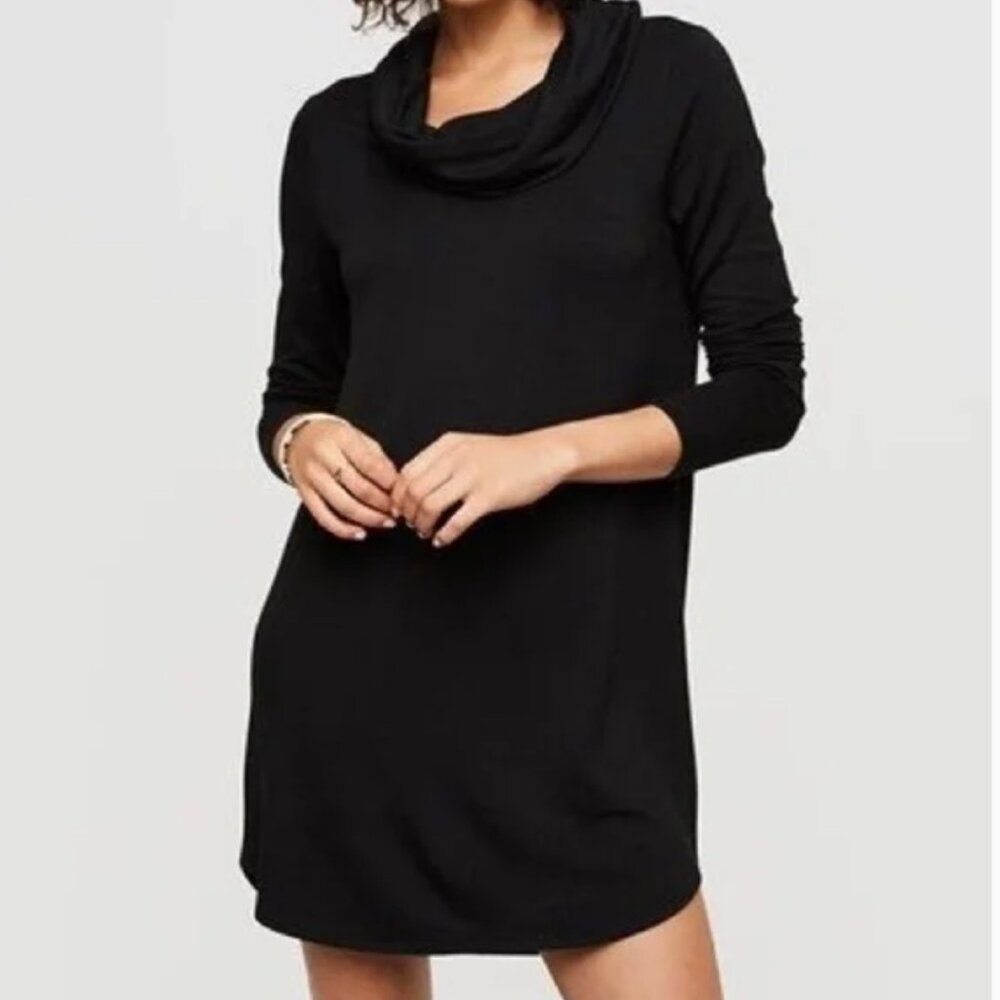 Lou & Grey | Signature Soft Cowl Neck Tunic Dress